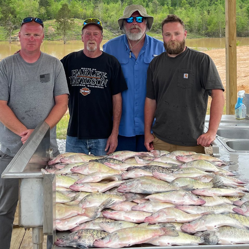 Grenada Lake Back Country Crappie Fishing 